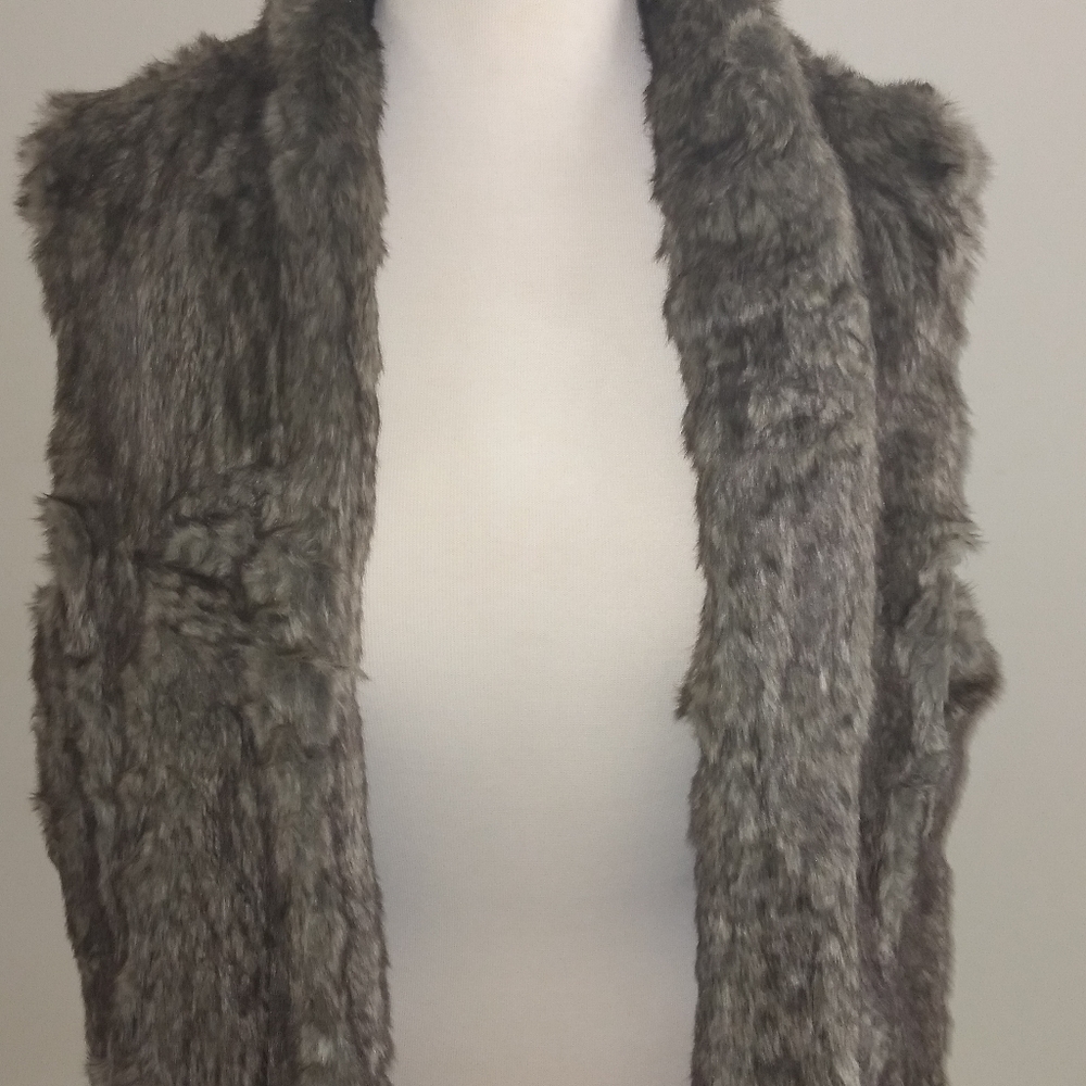 New CATO Faux Fur Vest, Size XL